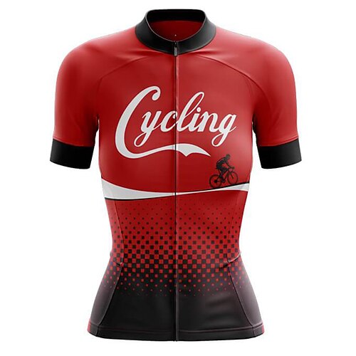 21Grams Women's Cycling Jersey Short Sleeve Bike Top with 3 Rear Pockets Mountain Bike MTB Road Bike Cycling Fast Dry Breathable Soft Back Pocket Black Red Gradient Polyester Spandex Sports Clothing
21Grams Women's Cycling Jersey Short Sleeve Bike Top with 3 Rear Pockets Mountain Bike MTB Road Bike Cycling Fast Dry Breathable Soft Back Pocket Black Red Gradient Polyester Spandex Sports Clothing