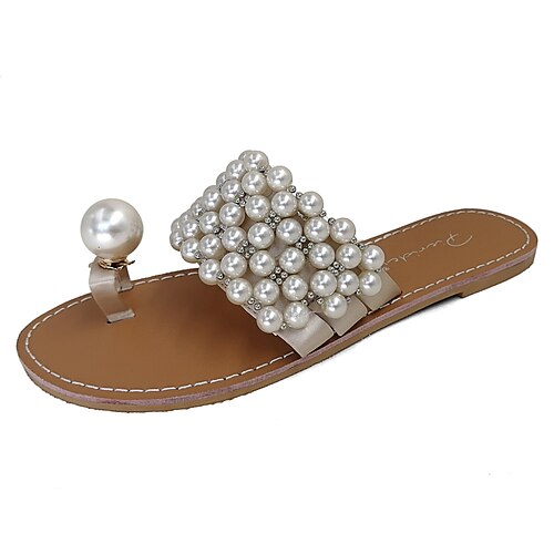 Damen Hochzeit Schuhe Hochzeit Strand Hochzeitswohnungen Hochzeitssandalen Brautschuhe Perle Imitationsperle Flacher Absatz Offene Spitze Satin Halbschuhe Einfarbig Elfenbein
Damen Hochzeit Schuhe Hochzeit Strand Hochzeitswohnungen Hochzeitssandalen Brautschuhe Perle Imitationsperle Flacher Absatz Offene Spitze Satin Halbschuhe Einfarbig Elfenbein