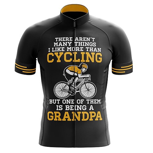 21Grams Men's Cycling Jersey Short Sleeve Bike Top with 3 Rear Pockets Mountain Bike MTB Road Bike Cycling Breathable Quick Dry Moisture Wicking Reflective Strips White Black Yellow Graphic Polyester
21Grams Men's Cycling Jersey Short Sleeve Bike Top with 3 Rear Pockets Mountain Bike MTB Road Bike Cycling Breathable Quick Dry Moisture Wicking Reflective Strips White Black Yellow Graphic Polyester