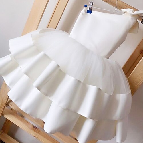 Event / Party Birthday Ball Gown Flower Girl Dresses One Shoulder Short / Mini Polyester Spring Summer with Pure Color Cute Girls' Party Dress Fit 3-16 Years
Event / Party Birthday Ball Gown Flower Girl Dresses One Shoulder Short / Mini Polyester Spring Summer with Pure Color Cute Girls' Party Dress Fit 3-16 Years