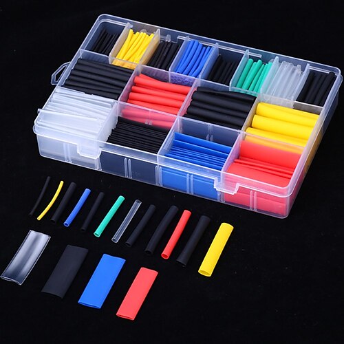 530 pcs Heat Shrink Tube Assortment Set Shrink Insulation Tube Cable Wrap Kit Cable Protector Bracket Dropship Heat Shrink
530 pcs Heat Shrink Tube Assortment Set Shrink Insulation Tube Cable Wrap Kit Cable Protector Bracket Dropship Heat Shrink