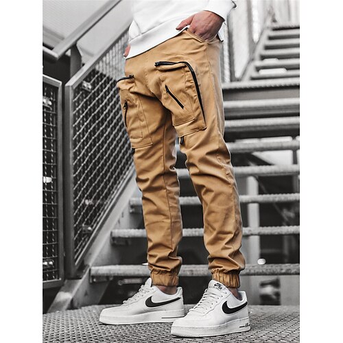 Men's Cargo Pants Joggers Slacks Trousers Casual Pants Zipper Pocket Multi Pocket Solid Colored Comfort Breathable Daily Streetwear Fashion Stylish Wine Khaki
Men's Cargo Pants Joggers Slacks Trousers Casual Pants Zipper Pocket Multi Pocket Solid Colored Comfort Breathable Daily Streetwear Fashion Stylish Wine Khaki
