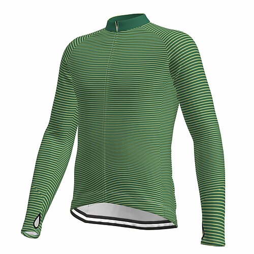 21Grams Men's Cycling Jersey Long Sleeve Bike Jersey Top with 3 Rear Pockets Mountain Bike MTB Road Bike Cycling Breathable Quick Dry Moisture Wicking Soft Green Polyester Spandex Sports Clothing
21Grams Men's Cycling Jersey Long Sleeve Bike Jersey Top with 3 Rear Pockets Mountain Bike MTB Road Bike Cycling Breathable Quick Dry Moisture Wicking Soft Green Polyester Spandex Sports Clothing