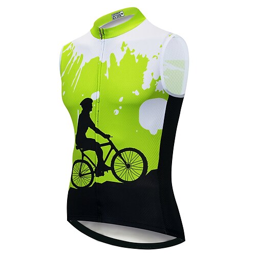 21Grams Men's Cycling Jersey Sleeveless Bike Jersey Top with 3 Rear Pockets Mountain Bike MTB Road Bike Cycling Breathable Quick Dry Moisture Wicking Soft Green Graphic Polyester Spandex Sports
21Grams Men's Cycling Jersey Sleeveless Bike Jersey Top with 3 Rear Pockets Mountain Bike MTB Road Bike Cycling Breathable Quick Dry Moisture Wicking Soft Green Graphic Polyester Spandex Sports