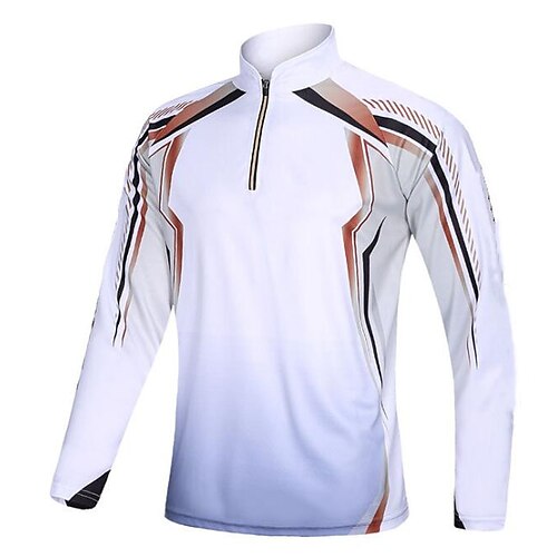 CAWANFLY Per uomo Camicia da pesca All'aperto Manica lunga Protezione UV Asciugatura rapida Zip impermeabile Leggero Traspirante Superiore Autunno Primavera Estate Per la pesca Campeggio e hiking
CAWANFLY Per uomo Camicia da pesca All'aperto Manica lunga Protezione UV Asciugatura rapida Zip impermeabile Leggero Traspirante Superiore Autunno Primavera Estate Per la pesca Campeggio e hiking