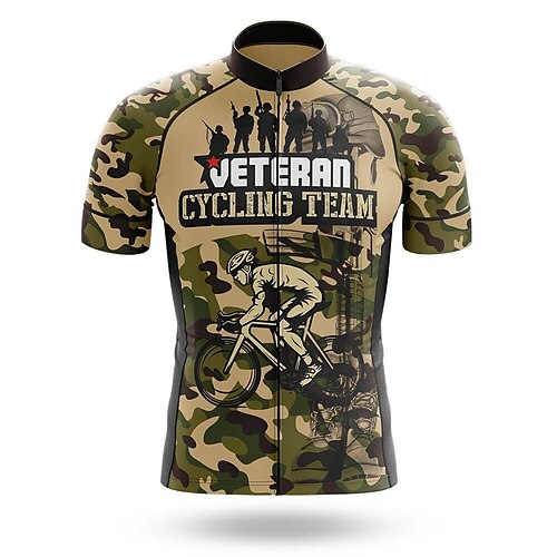 21Grams Men's Cycling Jersey Short Sleeve Bike Top with 3 Rear Pockets Mountain Bike MTB Road Bike Cycling UV Resistant Breathable Quick Dry Moisture Wicking Army Green Graphic Polyester Spandex
21Grams Men's Cycling Jersey Short Sleeve Bike Top with 3 Rear Pockets Mountain Bike MTB Road Bike Cycling UV Resistant Breathable Quick Dry Moisture Wicking Army Green Graphic Polyester Spandex