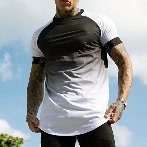 Herren Unisex Tee T-Shirt 3D-Druck Gradient Grafik-Drucke Übergrössen 3D-Druck Kurzarm Normal Oberteile Grundlegend Designer Groß und hoch Schwarz / Weiß Weiß Blau
Herren Unisex Tee T-Shirt 3D-Druck Gradient Grafik-Drucke Übergrössen 3D-Druck Kurzarm Normal Oberteile Grundlegend Designer Groß und hoch Schwarz / Weiß Weiß Blau