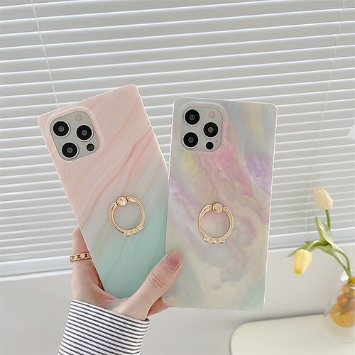 Phone Case For Apple Back Cover iPhone 13 12 Pro Max 11 SE 2020 X XR XS Max 8 7 Shockproof Dustproof Ring Holder Color Gradient Geometric Pattern Marble TPU
Phone Case For Apple Back Cover iPhone 13 12 Pro Max 11 SE 2020 X XR XS Max 8 7 Shockproof Dustproof Ring Holder Color Gradient Geometric Pattern Marble TPU