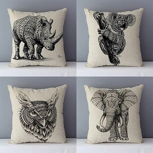 Vintage Animals Double Side Cushion Cover 1PC Soft Decorative Square Throw Pillow Cover Cushion Case Pillowcase for Sofa Bedroom Livingroom Outdoor Superior Quality Machine Washable Outdoor Cushion for Sofa Couch Bed Chair
Vintage Animals Double Side Cushion Cover 1PC Soft Decorative Square Throw Pillow Cover Cushion Case Pillowcase for Sofa Bedroom Livingroom Outdoor Superior Quality Machine Washable Outdoor Cushion for Sofa Couch Bed Chair