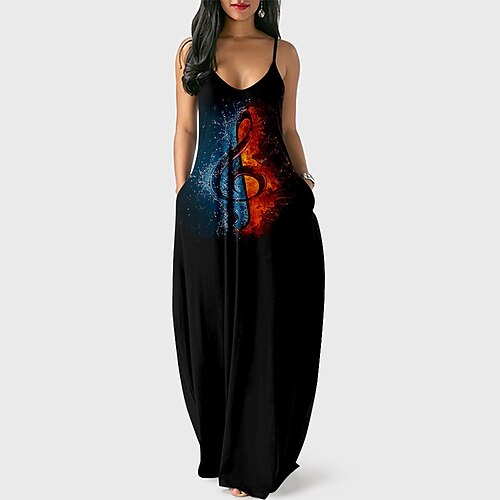 Women's Long Dress Maxi Dress Black Gold Wine Sleeveless Abstract Print Spring Summer V Neck XS S M L XL XXL 3XL 4XL 5XL 6XL
Women's Long Dress Maxi Dress Black Gold Wine Sleeveless Abstract Print Spring Summer V Neck XS S M L XL XXL 3XL 4XL 5XL 6XL