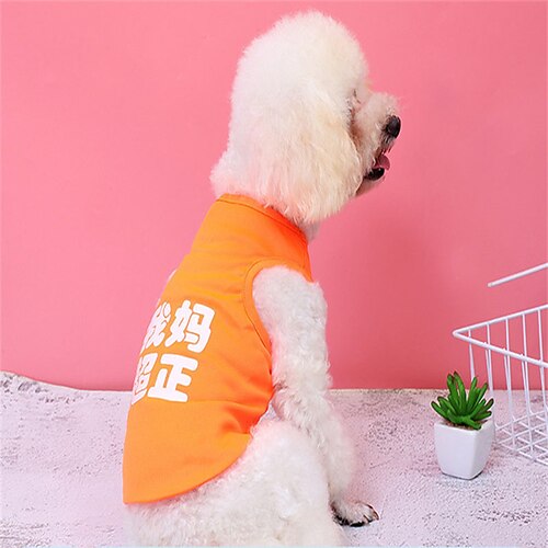 Dog Vest Dog Costume Text / Number Leisure Adorable Dailywear Casual / Daily Dog Clothes Puppy Clothes Dog Outfits Breathable Orange Costume for Girl and Boy Dog Polyester XS S M L XL XXL
Dog Vest Dog Costume Text / Number Leisure Adorable Dailywear Casual / Daily Dog Clothes Puppy Clothes Dog Outfits Breathable Orange Costume for Girl and Boy Dog Polyester XS S M L XL XXL