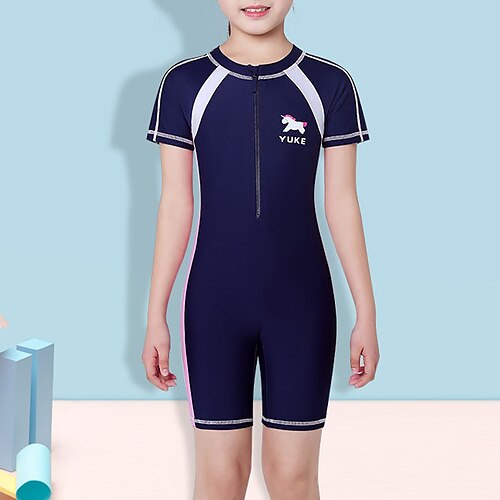 Boys Girls' Rash Guard Dive Skin Suit Spandex Swimwear UV Sun Protection UPF50 Breathable Stretchy Short Sleeve Front Zip - Swimming Diving Surfing Snorkeling Patchwork Summer / Quick Dry
Boys Girls' Rash Guard Dive Skin Suit Spandex Swimwear UV Sun Protection UPF50 Breathable Stretchy Short Sleeve Front Zip - Swimming Diving Surfing Snorkeling Patchwork Summer / Quick Dry