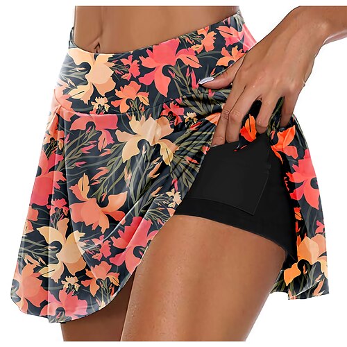 Women's Running Skirt Athletic Skorts Side Pockets 3D Print High Waist Shorts Athletic Athleisure Breathable Quick Dry Moisture Wicking Fitness Gym Workout Running Sportswear Activewear Floral Green
Women's Running Skirt Athletic Skorts Side Pockets 3D Print High Waist Shorts Athletic Athleisure Breathable Quick Dry Moisture Wicking Fitness Gym Workout Running Sportswear Activewear Floral Green