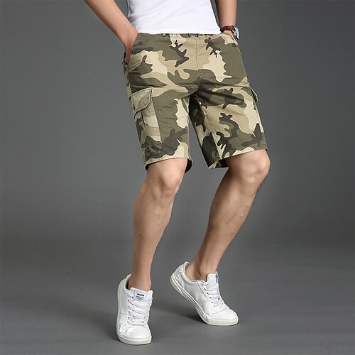 Men's Stylish Casual / Sporty Cargo Shorts Drawstring Pocket Elastic Waist Calf-Length Pants Sports Outdoor Daily Micro-elastic Graphic Camouflage Comfort Breathable Mid Waist ArmyGreen Light Green
Men's Stylish Casual / Sporty Cargo Shorts Drawstring Pocket Elastic Waist Calf-Length Pants Sports Outdoor Daily Micro-elastic Graphic Camouflage Comfort Breathable Mid Waist ArmyGreen Light Green