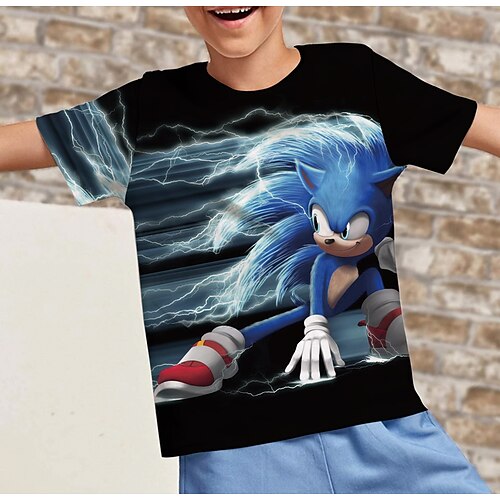 Kids Boys T shirt Graphic 3D Print Short Sleeve Active 4-12 Years Summer Black
Kids Boys T shirt Graphic 3D Print Short Sleeve Active 4-12 Years Summer Black