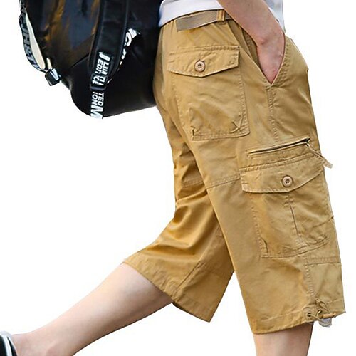 Men's Hiking Shorts Hiking Cargo Shorts Military Solid Color Summer Outdoor Regular Fit Ripstop Quick Dry Multi Pockets Breathable Cotton Below Knee Capri Pants Bottoms Grey Khaki Green Black Hunting
Men's Hiking Shorts Hiking Cargo Shorts Military Solid Color Summer Outdoor Regular Fit Ripstop Quick Dry Multi Pockets Breathable Cotton Below Knee Capri Pants Bottoms Grey Khaki Green Black Hunting