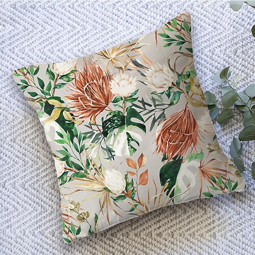 Floral Double Side Cushion Cover 1PC Soft Decorative Square Throw Pillow Cover Cushion Case Pillowcase for Bedroom Livingroom Superior Quality Machine Washable Outdoor Cushion for Sofa Couch Bed Chair
Floral Double Side Cushion Cover 1PC Soft Decorative Square Throw Pillow Cover Cushion Case Pillowcase for Bedroom Livingroom Superior Quality Machine Washable Outdoor Cushion for Sofa Couch Bed Chair