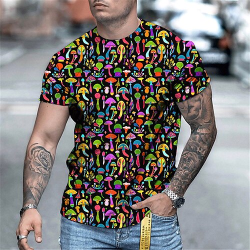 Herre T skjorte T-skjorter Grafisk Sopp Crew-hals A B C 3D-utskrift Store størrelser Avslappet Daglig Kortermet Klær Grunnleggende Designer Slim passform Stor og høy / Sommer / Normal / Sommer
Herre T skjorte T-skjorter Grafisk Sopp Crew-hals A B C 3D-utskrift Store størrelser Avslappet Daglig Kortermet Klær Grunnleggende Designer Slim passform Stor og høy / Sommer / Normal / Sommer