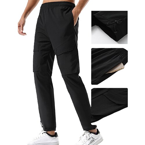Men's Hiking Cargo Pants Hiking Pants Trousers Summer Outdoor Loose Quick Dry Multi Pockets Lightweight Breathable Nylon Elastic Waist Bottoms Army Green Dark Green Black Hunting Fishing Climbing M L
Men's Hiking Cargo Pants Hiking Pants Trousers Summer Outdoor Loose Quick Dry Multi Pockets Lightweight Breathable Nylon Elastic Waist Bottoms Army Green Dark Green Black Hunting Fishing Climbing M L