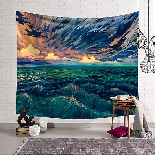 Oil Painting Style Wall Tapestry Art Decor Blanket Curtain Hanging Home Bedroom Living Room Decoration Polyester
Oil Painting Style Wall Tapestry Art Decor Blanket Curtain Hanging Home Bedroom Living Room Decoration Polyester
