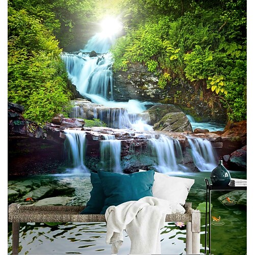 mural papel de parede autoadesivo personalizado rizhao paisagem e cachoeira bela vista pvc / vinil adequado para sala de estar quarto restaurante hotel decoração de parede arte decoração de casa
mural papel de parede autoadesivo personalizado rizhao paisagem e cachoeira bela vista pvc / vinil adequado para sala de estar quarto restaurante hotel decoração de parede arte decoração de casa