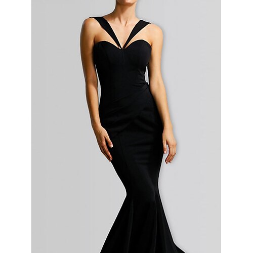 A sirena minimalista Elegante Fidanzamento Serata formale Compleanno Vestito All'americana Senza maniche Lungo Raso elasticizzato con Con ruche 2022
A sirena minimalista Elegante Fidanzamento Serata formale Compleanno Vestito All'americana Senza maniche Lungo Raso elasticizzato con Con ruche 2022