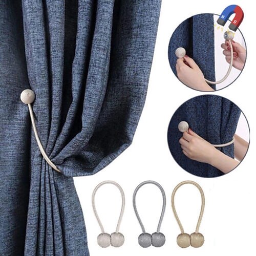 6pcs New Magnetic Curtain Small Ball Tie Rope Accessory Rods Accessories Back Retainments Buckle Clips Hook Holder Home Decor
6pcs New Magnetic Curtain Small Ball Tie Rope Accessory Rods Accessories Back Retainments Buckle Clips Hook Holder Home Decor