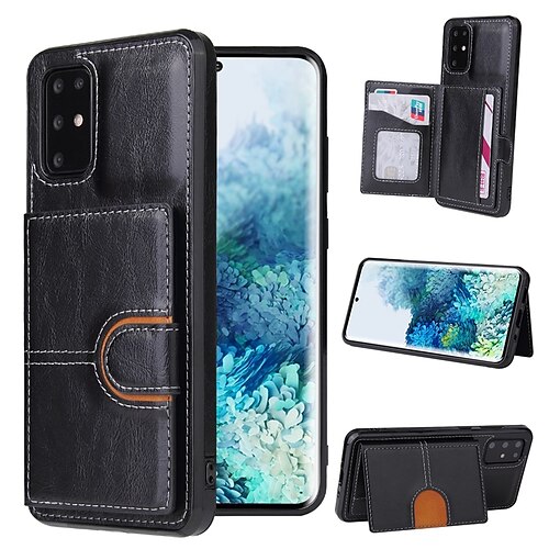 Phone Case For Samsung Galaxy Back Cover S20 S20 Plus S20 ultra S20 FE 5G Note 20 Ultra S10 S10 Galaxy Note 10 Note 20 Card Holder Shockproof Dustproof Solid Colored PU Leather
Phone Case For Samsung Galaxy Back Cover S20 S20 Plus S20 ultra S20 FE 5G Note 20 Ultra S10 S10 Galaxy Note 10 Note 20 Card Holder Shockproof Dustproof Solid Colored PU Leather