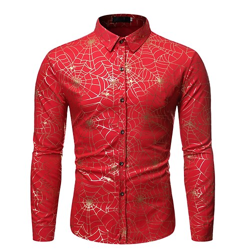 Hombre Camisa Camisa casual telaraña Cuello Vuelto Rojo Blanco Negro Calle Festivos Manga Larga Abotonar Estampado Ropa Moda Casual / Discoteca
Hombre Camisa Camisa casual telaraña Cuello Vuelto Rojo Blanco Negro Calle Festivos Manga Larga Abotonar Estampado Ropa Moda Casual / Discoteca
