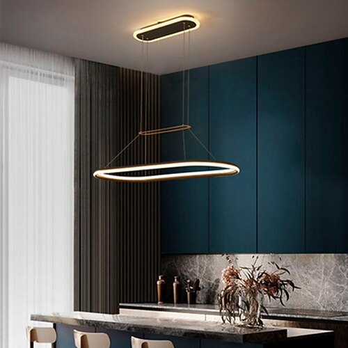 LED Pendant Light 80 100 cm Single Design Chandelier Metal Artistic Style Stylish Island Painted Finishes LED Modern 220-240V
LED Pendant Light 80 100 cm Single Design Chandelier Metal Artistic Style Stylish Island Painted Finishes LED Modern 220-240V