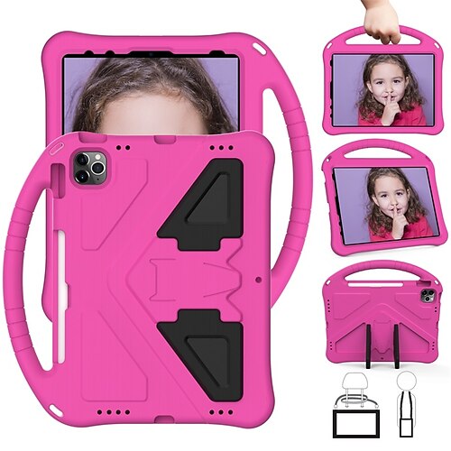 Tablet Case Cover For Apple iPad 10.2'' 8th 7th iPad Air 5th 4th iPad mini 6th 5th 4th 2021 2020 iPad Pro 11'' Portable Handle with Stand Solid Colored TPU
Tablet Case Cover For Apple iPad 10.2'' 8th 7th iPad Air 5th 4th iPad mini 6th 5th 4th 2021 2020 iPad Pro 11'' Portable Handle with Stand Solid Colored TPU