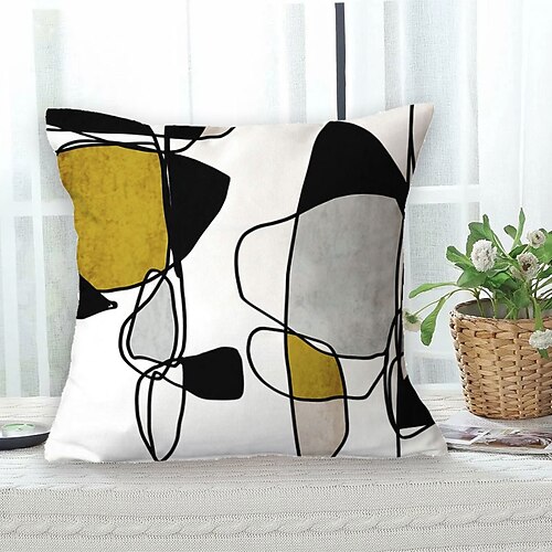 Geometric Double Side Cushion Cover 1PC Soft Decorative Square Throw Pillow Cover Cushion Case Pillowcase for Bedroom Livingroom Superior Quality Machine Washable Outdoor Cushion for Sofa Couch Bed Chair
Geometric Double Side Cushion Cover 1PC Soft Decorative Square Throw Pillow Cover Cushion Case Pillowcase for Bedroom Livingroom Superior Quality Machine Washable Outdoor Cushion for Sofa Couch Bed Chair