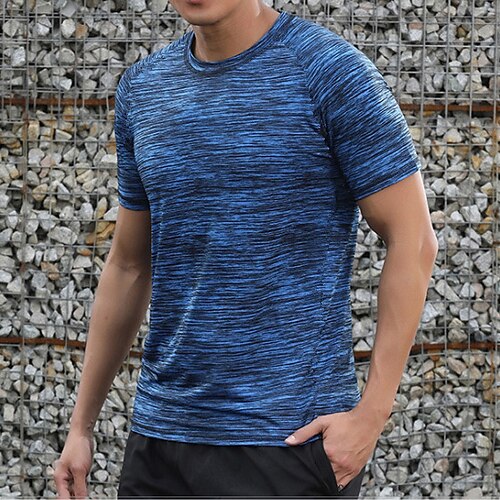 Men's T shirt Hiking Tee shirt Short Sleeve Crew Neck Tee Tshirt Top Outdoor Quick Dry Lightweight Breathable Soft Summer Polyester Stripes Dark Grey Blue Green Fishing Climbing Running
Men's T shirt Hiking Tee shirt Short Sleeve Crew Neck Tee Tshirt Top Outdoor Quick Dry Lightweight Breathable Soft Summer Polyester Stripes Dark Grey Blue Green Fishing Climbing Running