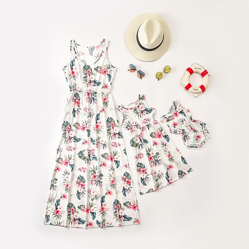Mommy and Me Dresses Mommy And Me Outfits Floral Casual White Royal Blue Blue Sleeveless Tank Dress Adorable Matching Outfits
Mommy and Me Dresses Mommy And Me Outfits Floral Casual White Royal Blue Blue Sleeveless Tank Dress Adorable Matching Outfits