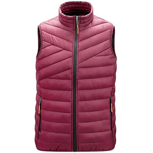 Men's Puffer Vest Outdoor Casual Date Casual Daily Office & Career Solid / Plain Color Outerwear Clothing Apparel Wine Black Green
Men's Puffer Vest Outdoor Casual Date Casual Daily Office & Career Solid / Plain Color Outerwear Clothing Apparel Wine Black Green