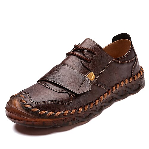 Men's Sandals Fisherman Sandals Comfort Sandals Business Classic Outdoor Faux Leather Handmade Wear Proof Dark Brown Black Yellow Spring Summer
Men's Sandals Fisherman Sandals Comfort Sandals Business Classic Outdoor Faux Leather Handmade Wear Proof Dark Brown Black Yellow Spring Summer