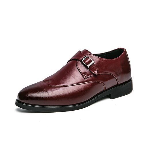 Men's Oxfords Printed Oxfords Dress Shoes Monk Shoes Wingtip Shoes Business Casual Classic Daily Party & Evening Patent Leather Synthetics Non-slipping Height-increasing Wear Proof Black Red Winter
Men's Oxfords Printed Oxfords Dress Shoes Monk Shoes Wingtip Shoes Business Casual Classic Daily Party & Evening Patent Leather Synthetics Non-slipping Height-increasing Wear Proof Black Red Winter