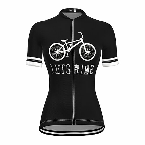 21Grams Women's Cycling Jersey Short Sleeve Bike Top with 3 Rear Pockets Mountain Bike MTB Road Bike Cycling Breathable Quick Dry Moisture Wicking Reflective Strips Black Graphic Polyester Spandex
21Grams Women's Cycling Jersey Short Sleeve Bike Top with 3 Rear Pockets Mountain Bike MTB Road Bike Cycling Breathable Quick Dry Moisture Wicking Reflective Strips Black Graphic Polyester Spandex