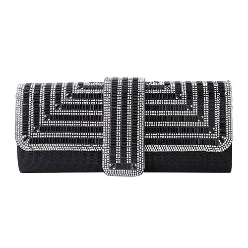 Per donna Borsa da sera Poliestere Matrimonio Feste Dettagli con cristalli Catenina Tinta unica Argento Nero
Per donna Borsa da sera Poliestere Matrimonio Feste Dettagli con cristalli Catenina Tinta unica Argento Nero