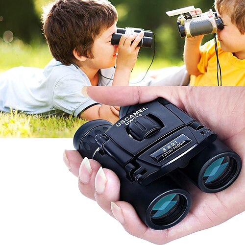 

8 X 21 mm Binoculars Porro Waterproof Night Vision in Low Light Portable 1000 m Fully Multi-coated BAK4 Camping / Hiking Hunting and Fishing Traveling Night Vision