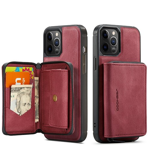 Magnetic Wallet Phone Case For Apple iPhone 13 12 Pro Max 11 SE 2020 X XR XS Max 8 7 PU Leather 2 in 1 Removable Multifunction Vintage Back Cover with Card Holder Stand
Magnetic Wallet Phone Case For Apple iPhone 13 12 Pro Max 11 SE 2020 X XR XS Max 8 7 PU Leather 2 in 1 Removable Multifunction Vintage Back Cover with Card Holder Stand