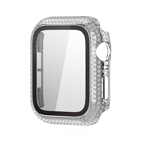 Bling Diamond Case For Apple iWatch Series SE / 6/5/4/3/2/1 PC Tempered Glass Screen Protector Smart Watch Case
Bling Diamond Case For Apple iWatch Series SE / 6/5/4/3/2/1 PC Tempered Glass Screen Protector Smart Watch Case