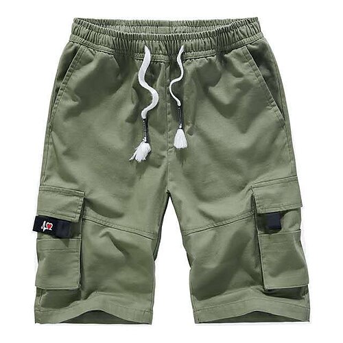 Men's Hiking Cargo Shorts Hiking Shorts Drawstring Military Summer Outdoor 10 Quick Dry Stretch Lightweight Breathable Knee Length Elastic Waist Pants / Trousers Bottoms Early green khaki off-white
Men's Hiking Cargo Shorts Hiking Shorts Drawstring Military Summer Outdoor 10 Quick Dry Stretch Lightweight Breathable Knee Length Elastic Waist Pants / Trousers Bottoms Early green khaki off-white