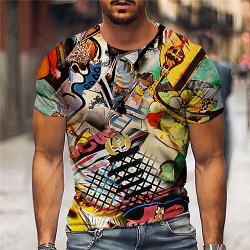 Men's Unisex T shirt Tee Shirt Tee Graphic Prints Oil Painting Crew Neck Yellow 3D Print Daily Holiday Short Sleeve Print Clothing Apparel Designer Casual Big and Tall / Summer / Summer
Men's Unisex T shirt Tee Shirt Tee Graphic Prints Oil Painting Crew Neck Yellow 3D Print Daily Holiday Short Sleeve Print Clothing Apparel Designer Casual Big and Tall / Summer / Summer