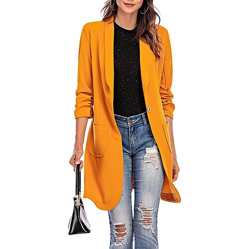 Per donna Giacca Giornaliero Ufficio Primavera Autunno Inverno Lungo Cappotto Standard Tenere al caldo Traspirante Lavoro Informale Giacca Manica lunga Tinta unica Trapuntata Bianco Nero Rosa
Per donna Giacca Giornaliero Ufficio Primavera Autunno Inverno Lungo Cappotto Standard Tenere al caldo Traspirante Lavoro Informale Giacca Manica lunga Tinta unica Trapuntata Bianco Nero Rosa