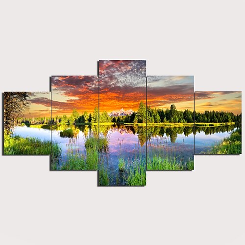 5 Panels Wall Art Canvas Prints Painting Artwork Picture Landscape Painting Home Decoration Decor Rolled Canvas No Frame Unframed Unstretched
5 Panels Wall Art Canvas Prints Painting Artwork Picture Landscape Painting Home Decoration Decor Rolled Canvas No Frame Unframed Unstretched