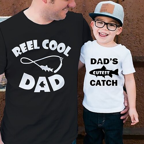 Papá y yo Camiseta Tops Gráfico Estampado Blanco Negro Manga Corta Impresión 3D Diario Trajes a juego / Verano
Papá y yo Camiseta Tops Gráfico Estampado Blanco Negro Manga Corta Impresión 3D Diario Trajes a juego / Verano