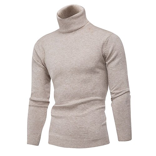 Men's Sweater Pullover Sweater Jumper Turtleneck Sweater Knit Knitted Solid Color Turtleneck Stylish Casual Daily Clothing Apparel Winter Fall Black Light gray XS S M
Men's Sweater Pullover Sweater Jumper Turtleneck Sweater Knit Knitted Solid Color Turtleneck Stylish Casual Daily Clothing Apparel Winter Fall Black Light gray XS S M