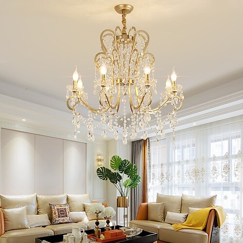 LED Pendant Light 44/53/63/80 cm Candle Style Chandelier Metal Vintage Style Industrial Painted Finishes Vintage Country 220-240V
LED Pendant Light 44/53/63/80 cm Candle Style Chandelier Metal Vintage Style Industrial Painted Finishes Vintage Country 220-240V
