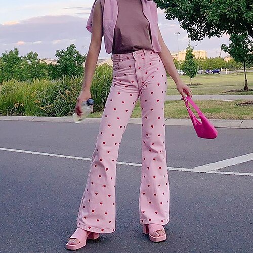 Spicy Girls Punk & Gothic Y2K Year 2000 Pants Loose Pants Women's Japanese Cosplay Costumes Rosy Pink
Spicy Girls Punk & Gothic Y2K Year 2000 Pants Loose Pants Women's Japanese Cosplay Costumes Rosy Pink